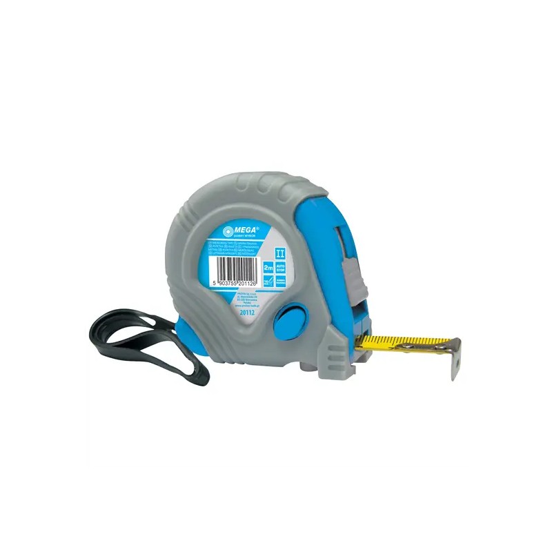 MIARA ZWIJANA 5m/19mm 3 STOPERY Z OSŁ.GUMOWĄ