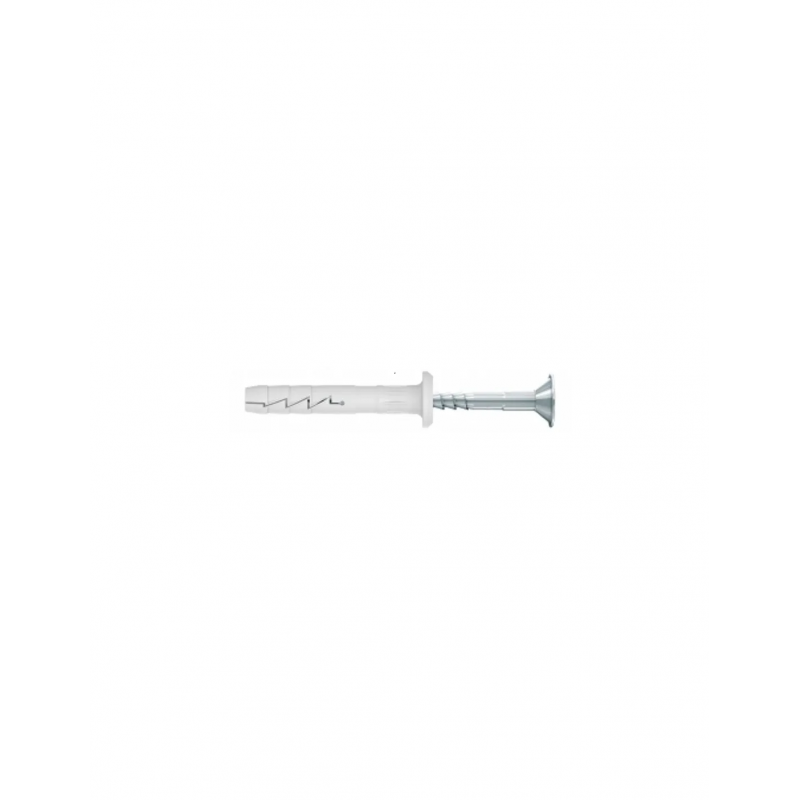 Kołek wbijany z kołnierzem Koelner 6x80 mm [100 szt.]