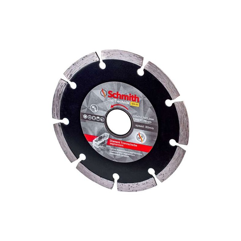 TARCZA DIAMENTOWA SEGMENTOWA 125x22,2x2,0