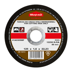 TARCZA DO CIĘCIA STALI...