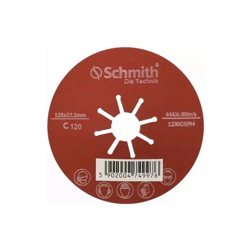 ŚCIERNICA KARBOWANA P120 125MM