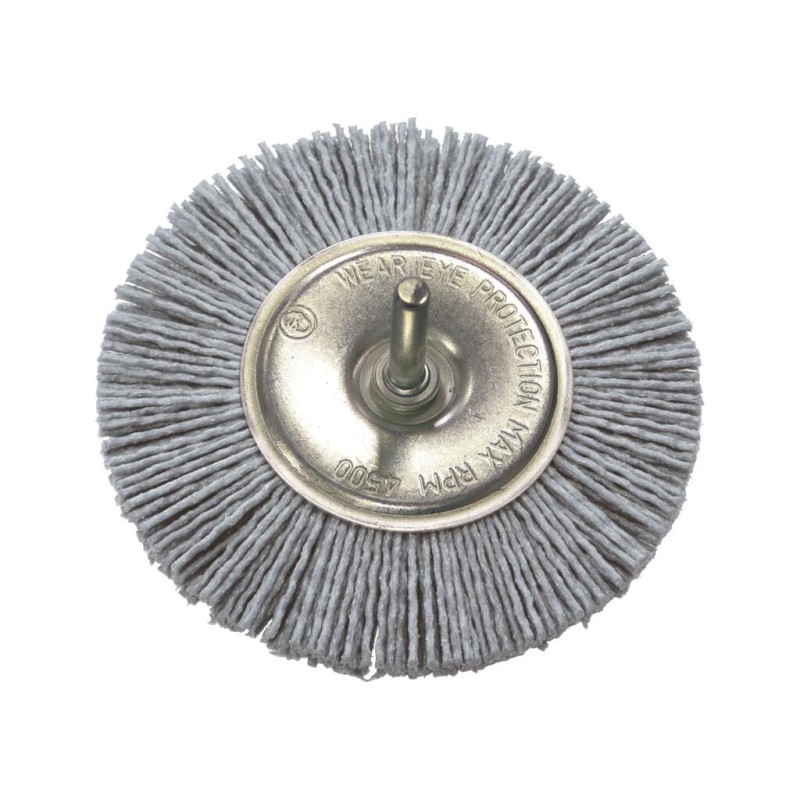 SZCZOTKA TARCZOWA ŚĆIERNA F75mm TRZPIEŃ