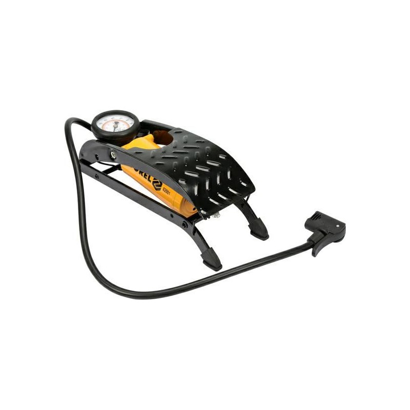 POMPKA NOŻNA JEDNOTŁOKOWA Z MANOMETREM