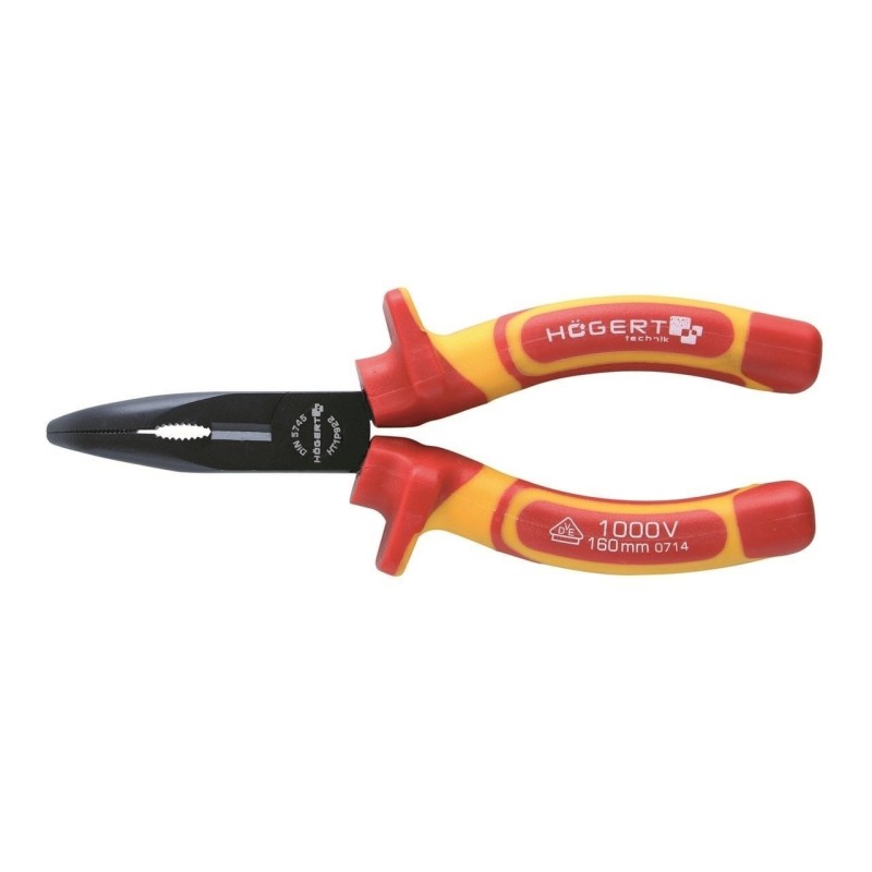 Szczypce wygięte 160mm WYDŁUŻONE 1000V CrNi