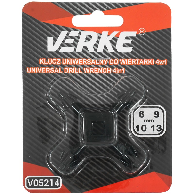 KLUCZ UNIWERSALNY DO WIERTARKI 4W1 VERKE