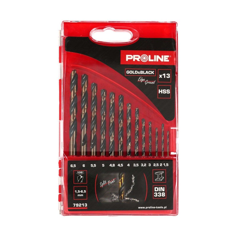 WIERTŁA DO METALU 13 SZT. (1.5-6.5MM)